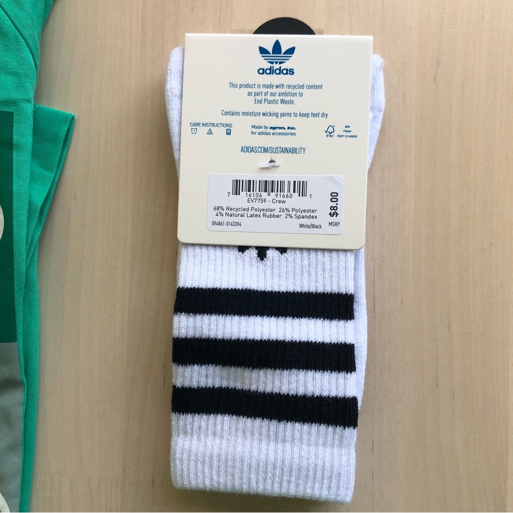 Adidas International Sports Club Tee Shirt and Socks Bundle - Picture 11 of 13